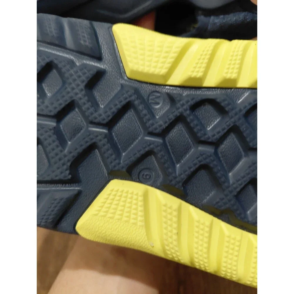 Crocs Swiftwater Mesh Wave Sport Sandals Slides Men Size 9  Blue Yellow